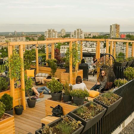 Apartments Vilnius 1 Near Center With A Roof Terrace And Parking Luaran gambar