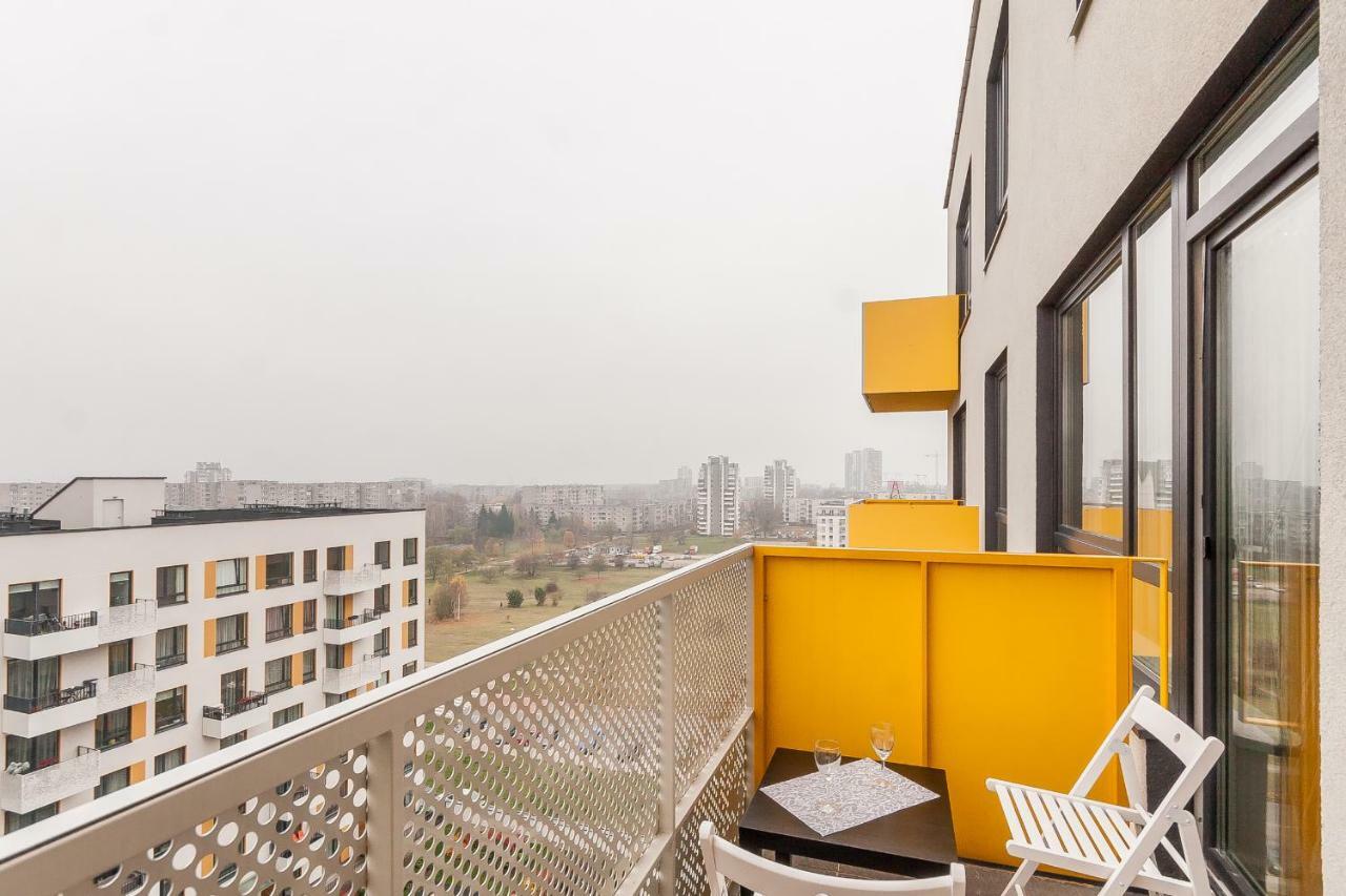 Apartments Vilnius 1 Near Center With A Roof Terrace And Parking Luaran gambar