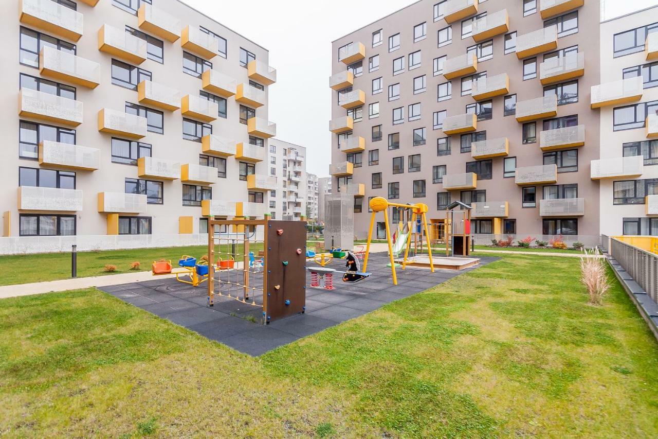 Apartments Vilnius 1 Near Center With A Roof Terrace And Parking Luaran gambar