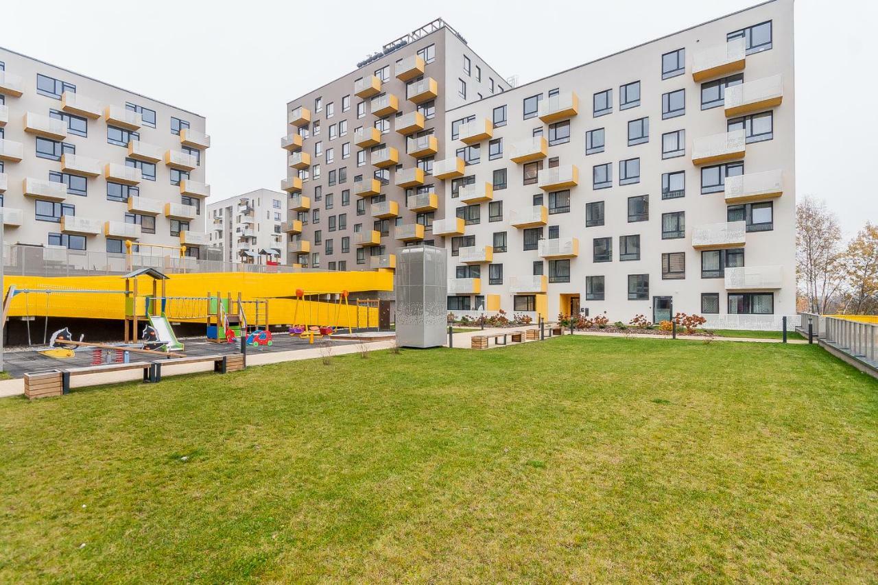 Apartments Vilnius 1 Near Center With A Roof Terrace And Parking Luaran gambar