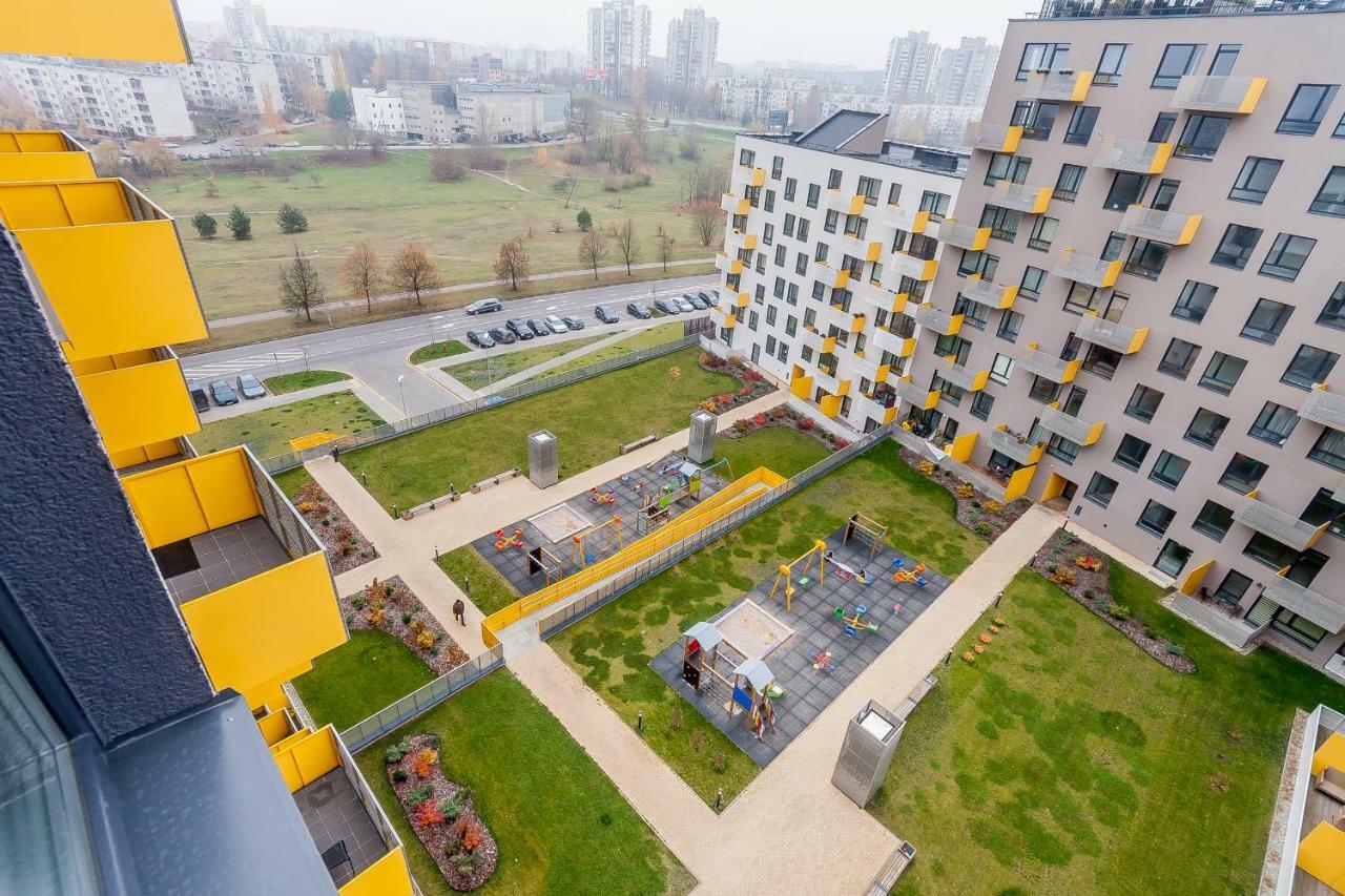 Apartments Vilnius 1 Near Center With A Roof Terrace And Parking Luaran gambar